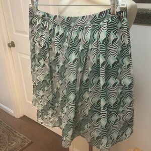 Vintage Geometric Patterned Skirt